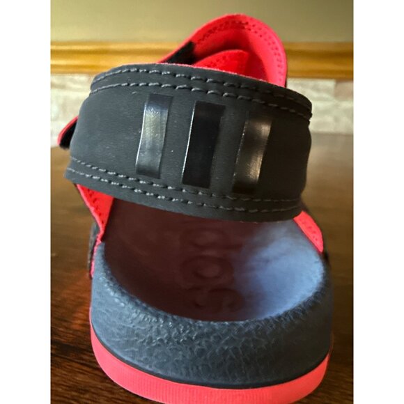 Adidas Womens Black & Pink Adjustable Sandals With Velcro Straps Size 7 - Picture 9 of 16